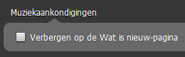 muziekaankondigingen